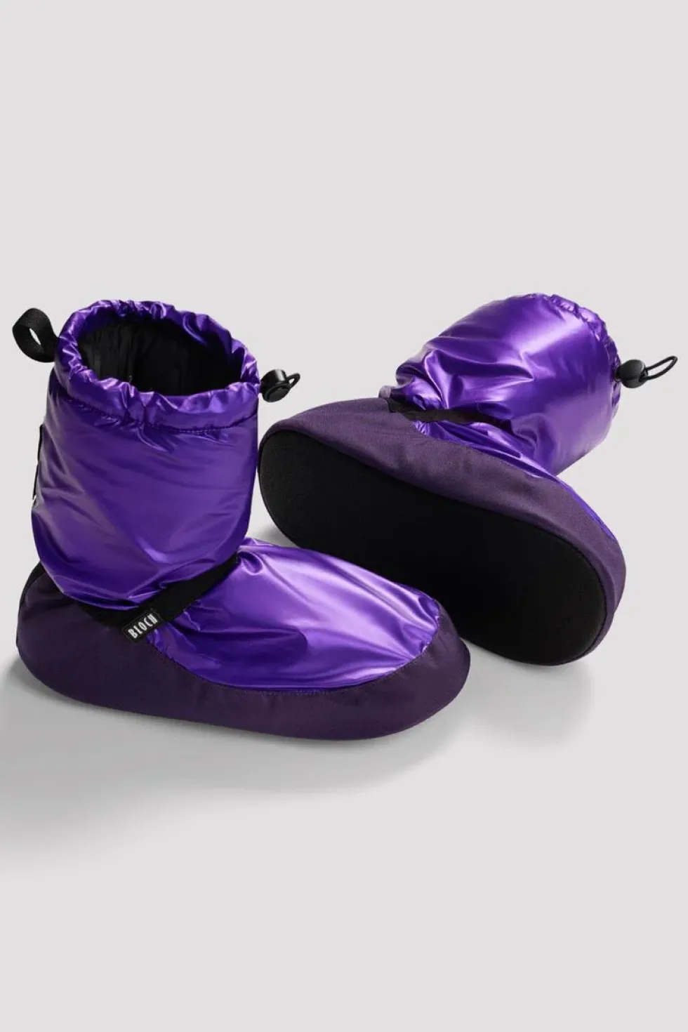 Adult Metallic Warm Up Booties