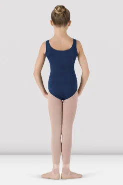 Girls Basic Round Neck Tank Leotard