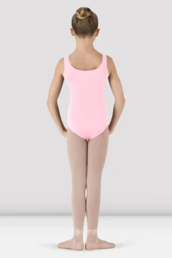 Girls Basic Round Neck Tank Leotard