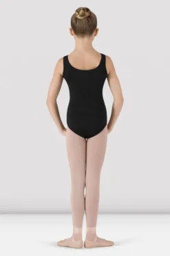 Girls Basic Round Neck Tank Leotard