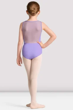 Girls Cara Boat Neck Leotard