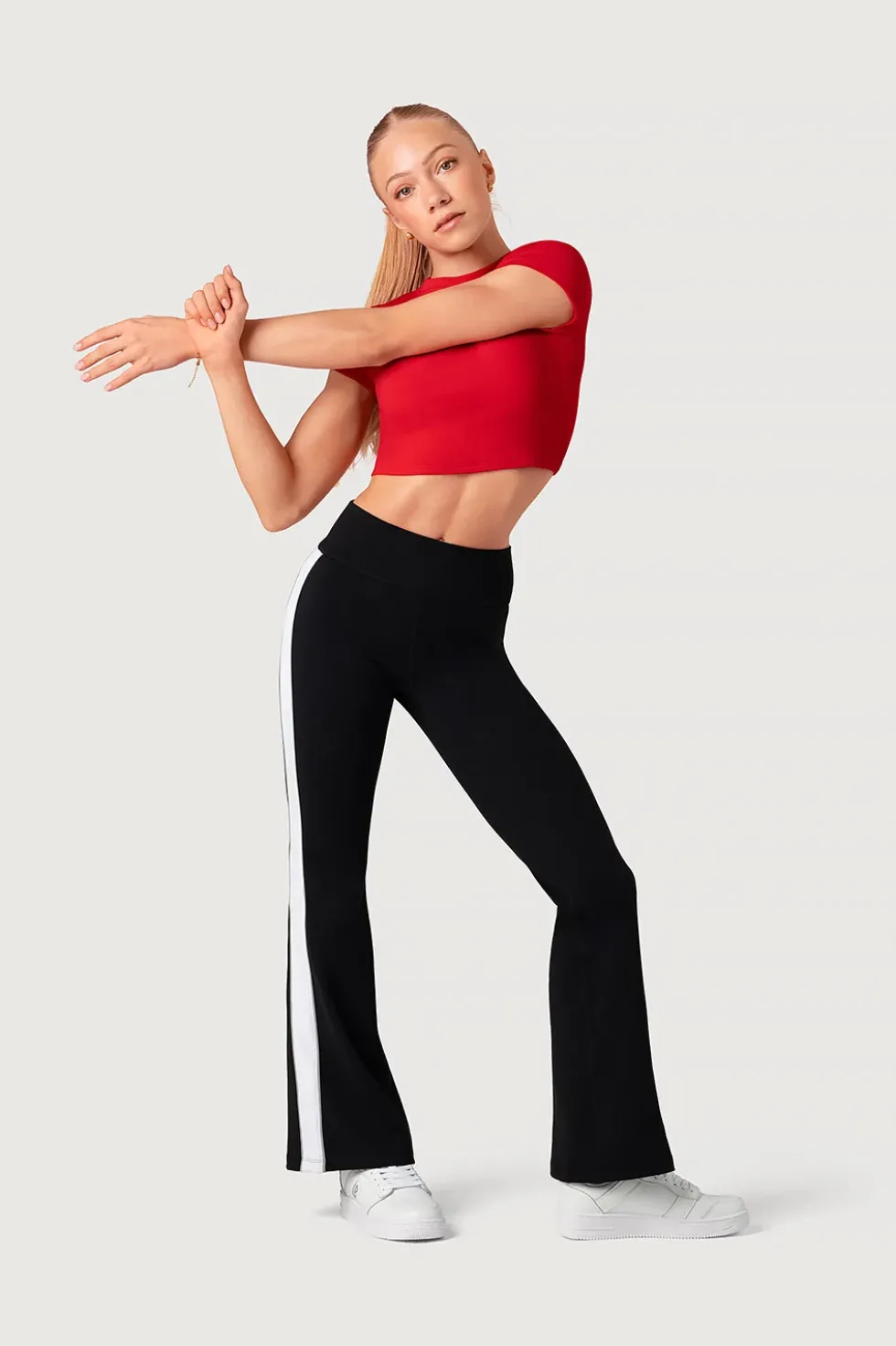 Girls Cut Out Crop Top