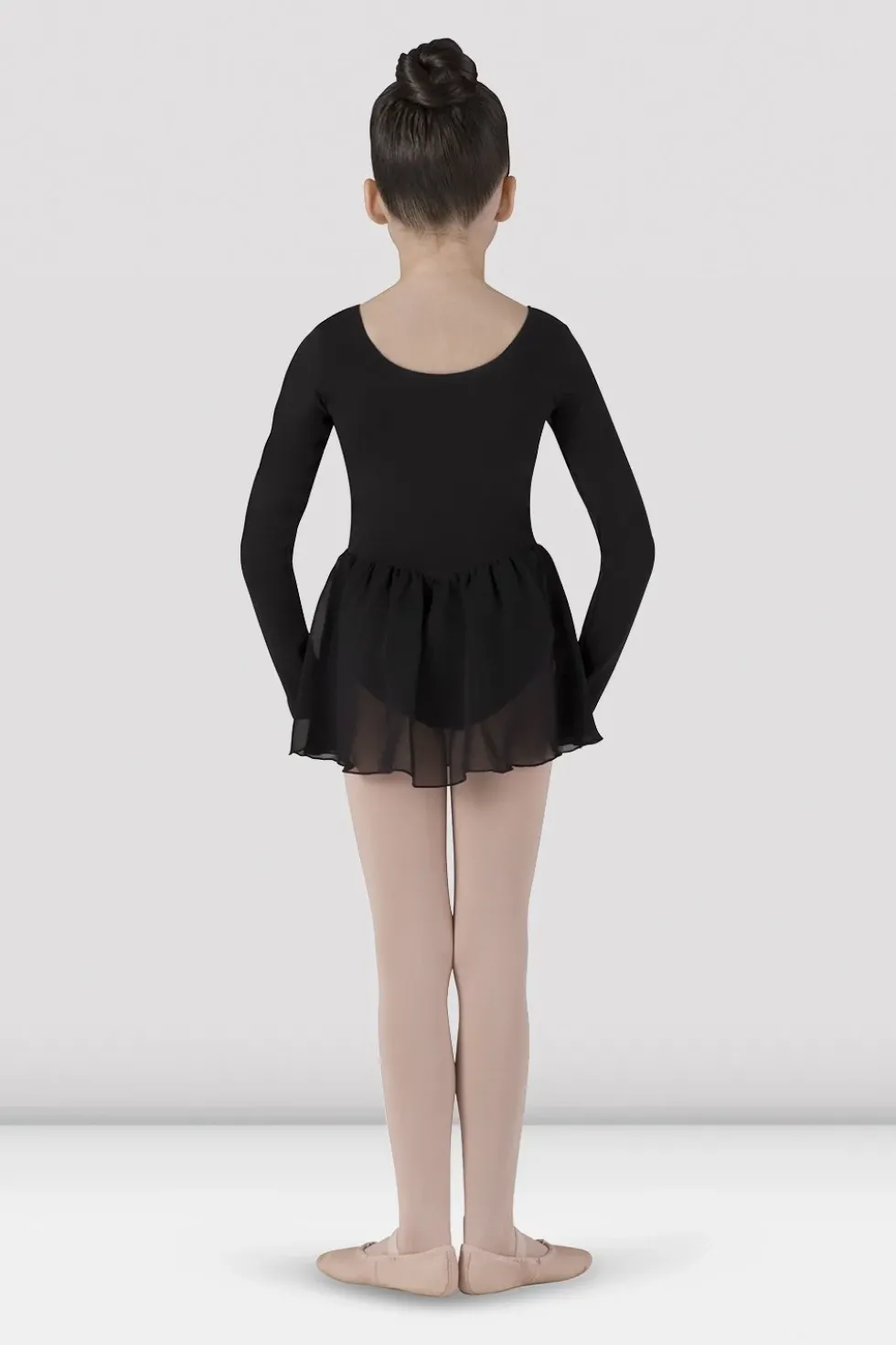 Girls Long Sleeve Skirted Leotard