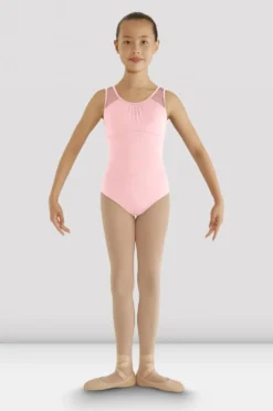 Girls Miame Heart Mesh Leotard