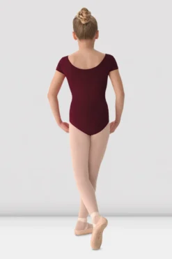 Girls Mirella Classic Short Sleeve Leotard