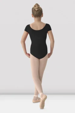 Girls Mirella Classic Short Sleeve Leotard