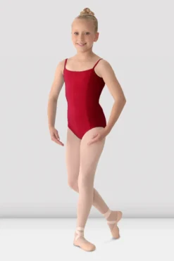 Girls Mirella Princess Seamed Camisole Leotard