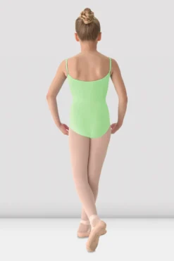 Girls Mirella Princess Seam V Front Camisole Leotard