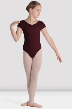 Girls Piper Cap Sleeve Leotard