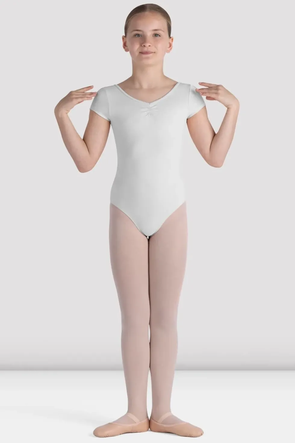 Girls Piper Cap Sleeve Leotard