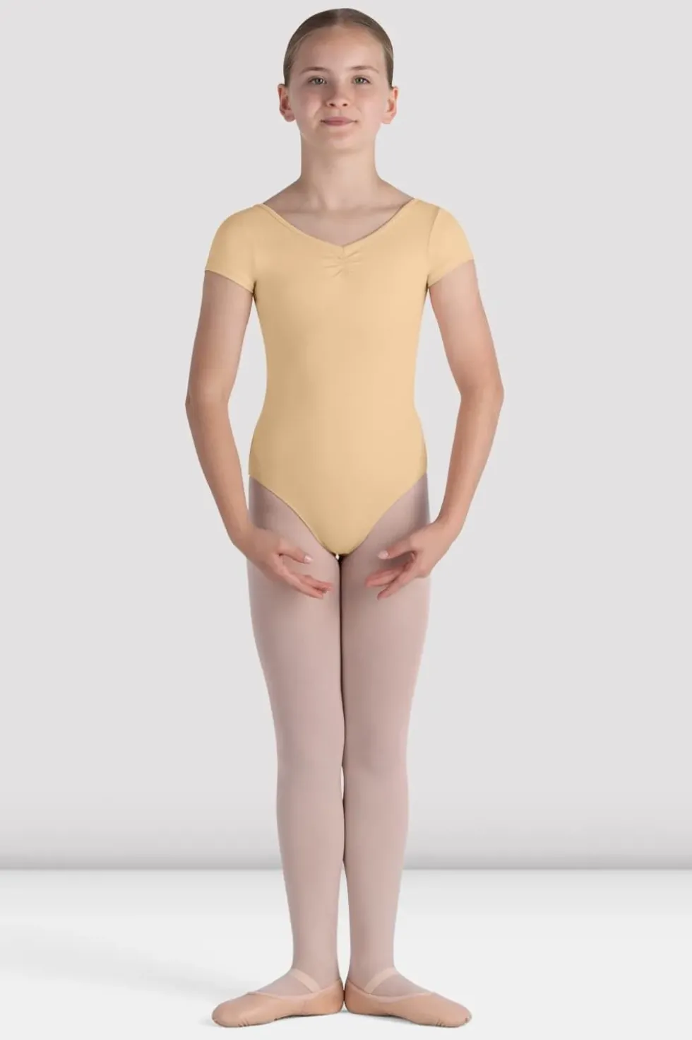 Girls Piper Cap Sleeve Leotard