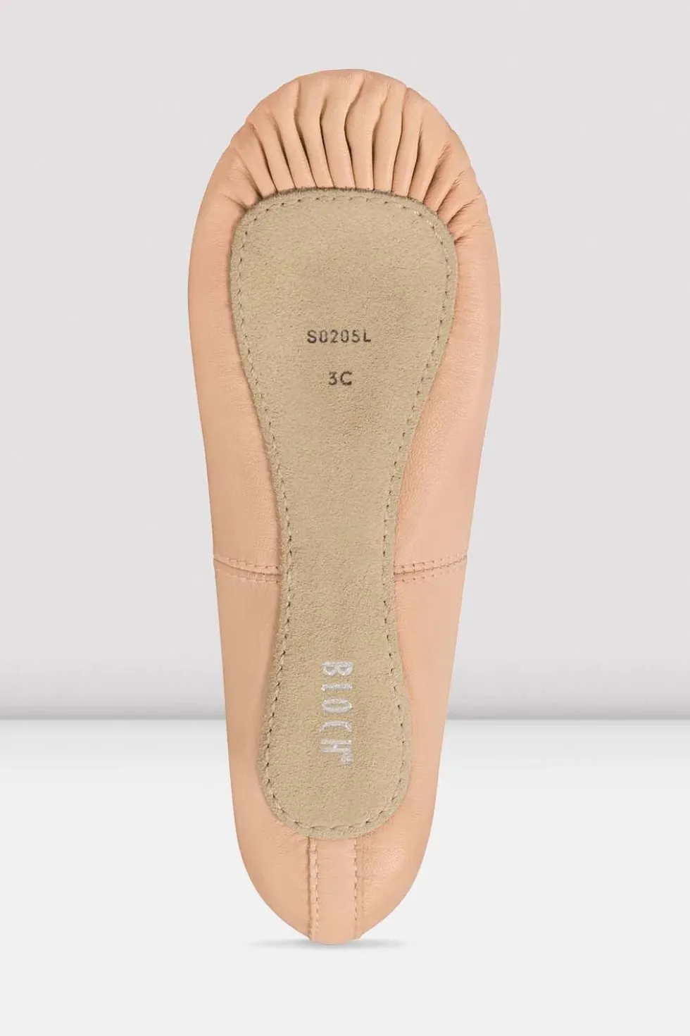 Ladies Dansoft Leather Ballet Shoes