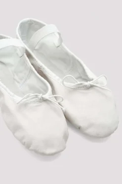 Ladies Dansoft Leather Ballet Shoes