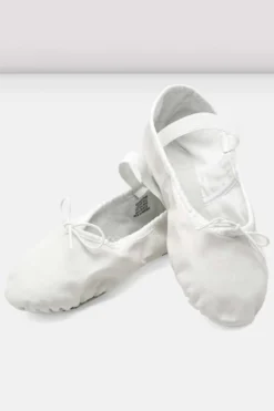 Ladies Dansoft Leather Ballet Shoes