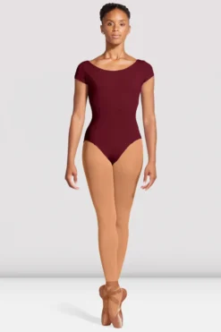 Ladies Mirella Cap Sleeve Princess Seam Leotard