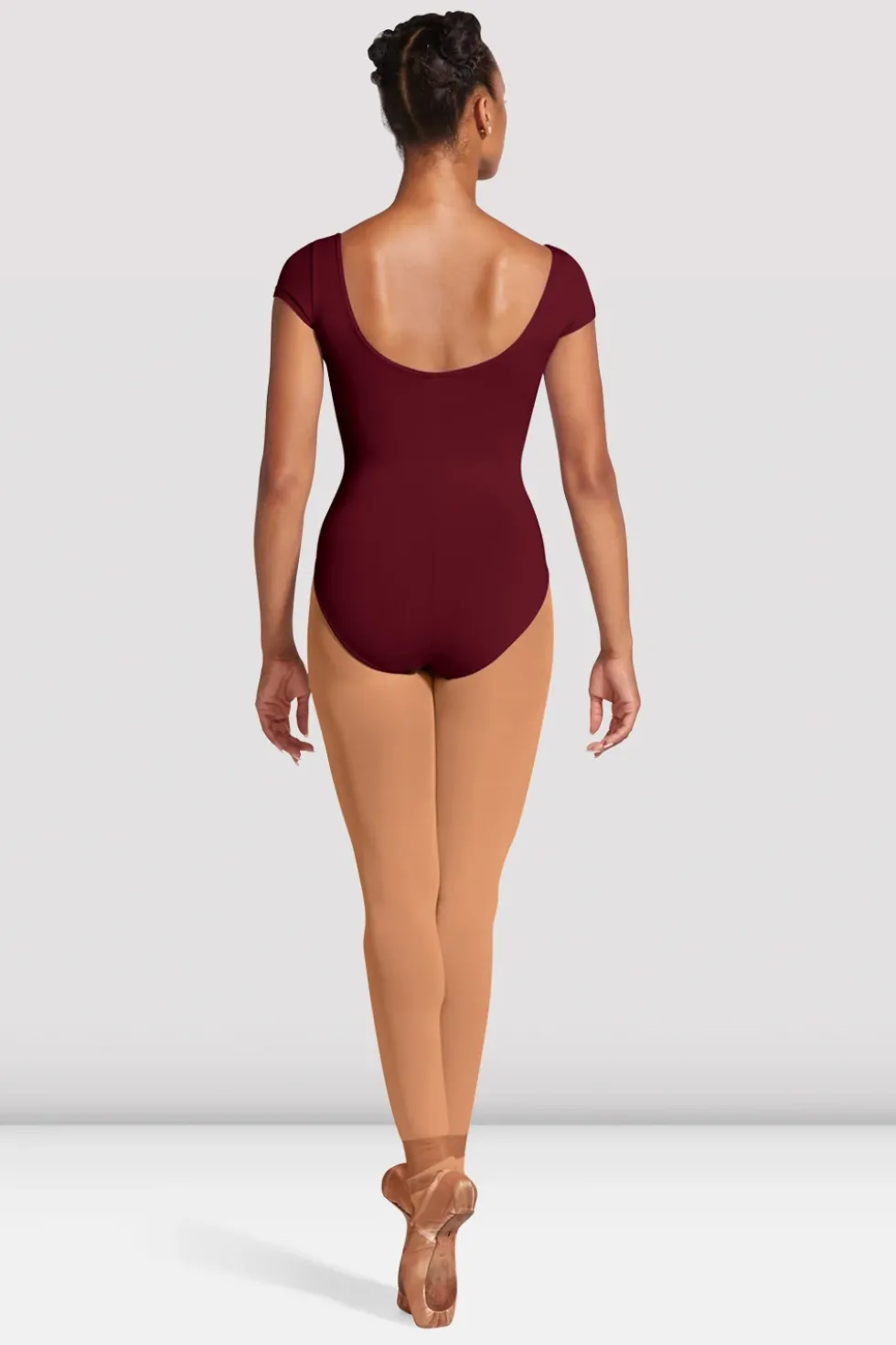 Ladies Mirella Cap Sleeve Princess Seam Leotard
