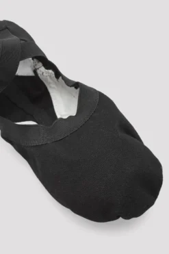 Ladies Pro Elastic Canvas Ballet Shoes